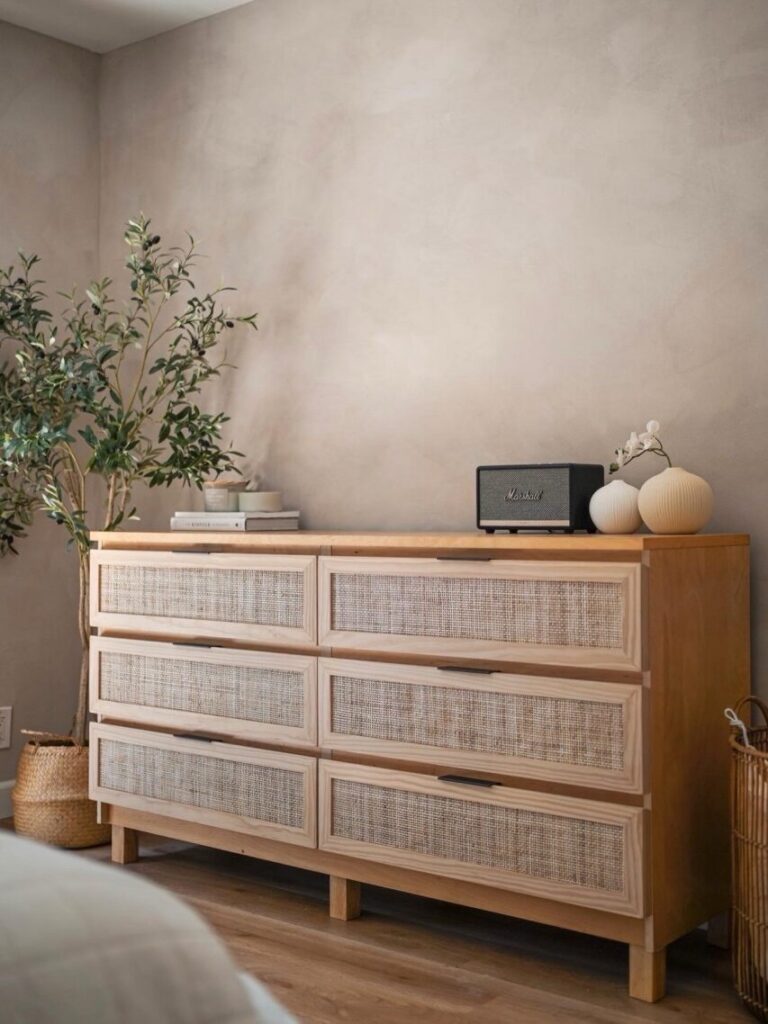 Lime-Washed Bedroom